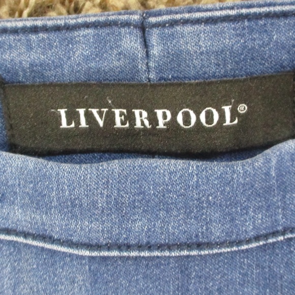 Liverpool Jeans Women's 10 Baxter Ankle Legging Pull On‎ Stretch High Rise Denim - Picture 5 of 9